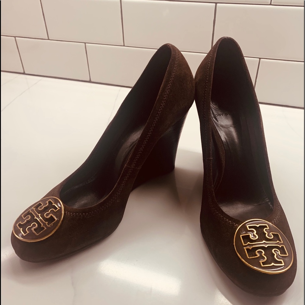 Tory Burch Suede Wedge Heel
